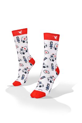 Picture of Ambulance  Exclusive Aves del Plata Design Socks