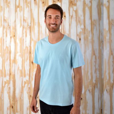 Picture of 100% Cotton Light Blue T-Shirt Aves del Plata™