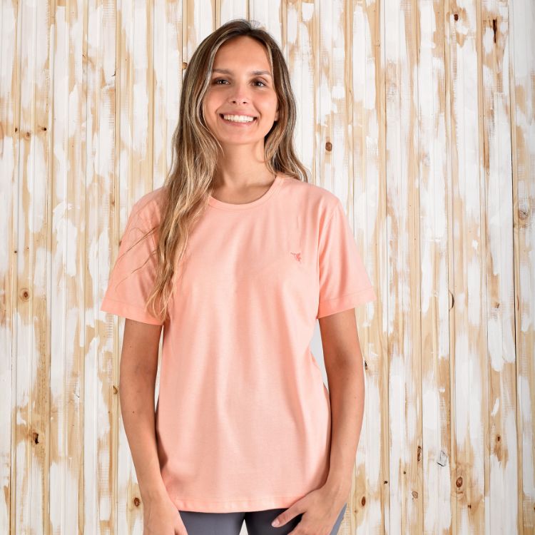 Picture of 100% Cotton Salmon  T Shirt