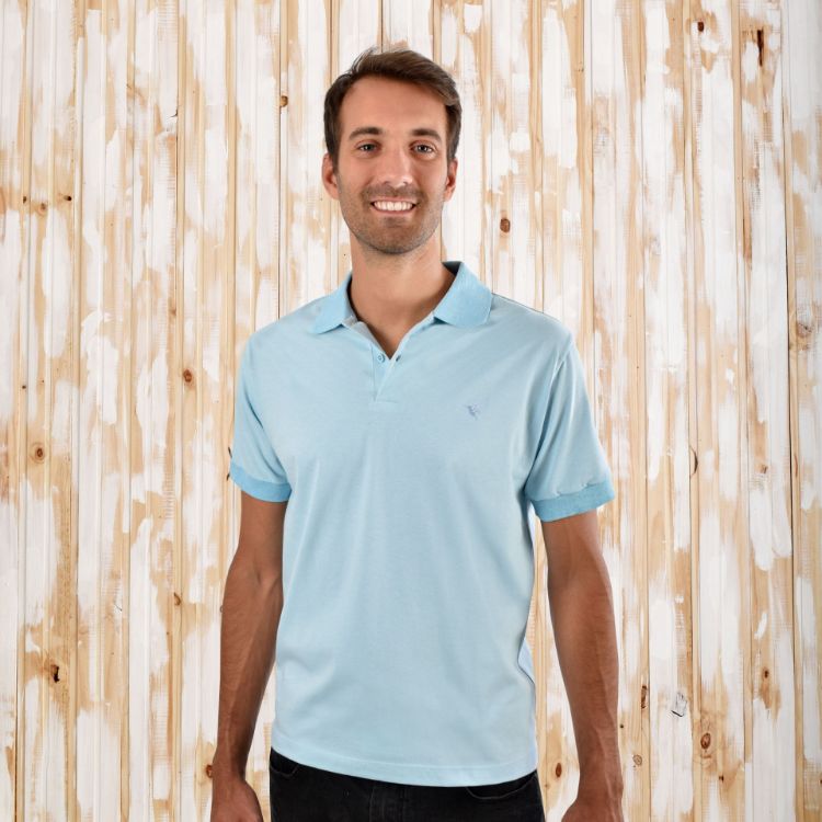 Picture of Light Blue Polo T Shirt