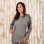 Picture of 100% Cotton Gray Long Sleeve with Pocket T Shirt