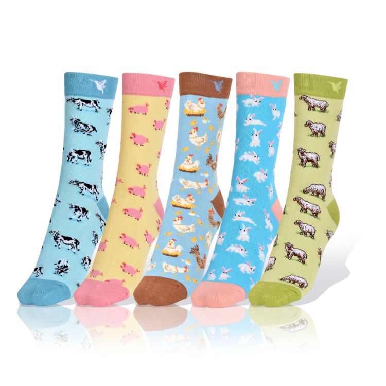 Picture of Set of Animal Farms Socks, exclusive design.